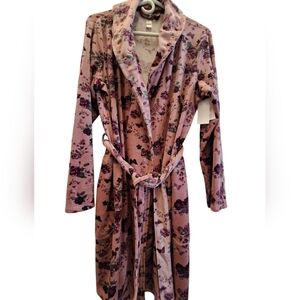 Jessica Simpson Womens Floral Pink Robe Size Medium NEW 💗
